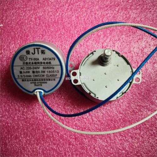 Ac motor Oscillating synchronous motor TY-50A shake head AC 220-240V,4W,CW/CCW fan parts accessories induction motor