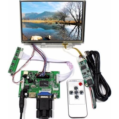 HD MI VGA 2AV LCD Control Board With 7inch N070ICG-LD1 1280x800 Touch LCD