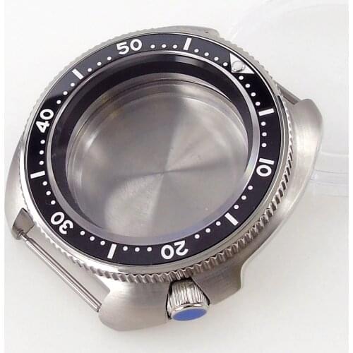 Fit for NH35 NH35A NH36 NH36A Sapphire Glass Luminous Dot 44MM Steel 200M Watch Case