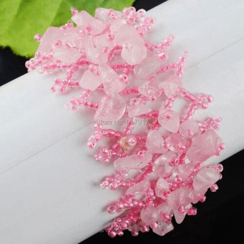 RONGZUAN Pink Bracelets