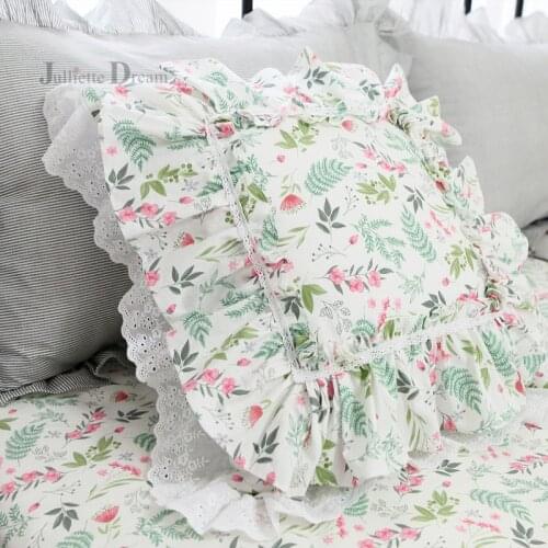 Hot Luxury Ruffle Lace cushion cover Fashion European pillow cover Bed bedding pillowcase Sofa throw pillow decorative pillows