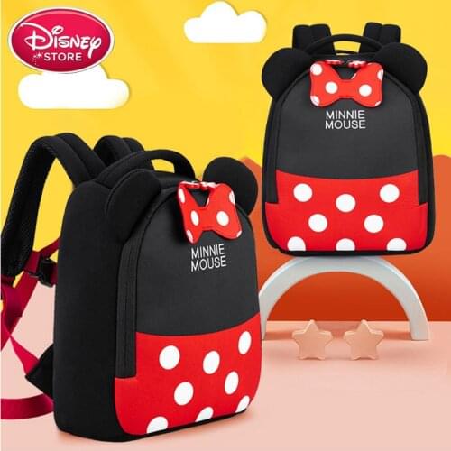 Disney Baby Childrens Backpacks Lightweight Kindergarten Student Backpack Kids Cute Anti-lost Bag Backpack For Children