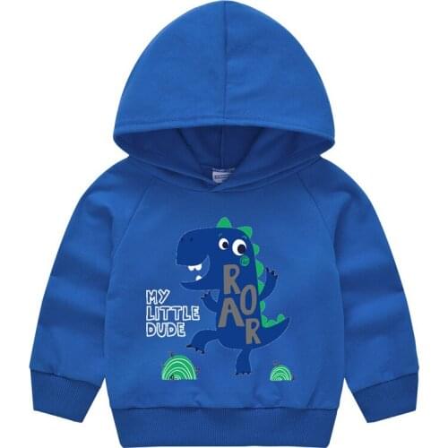 Girls' Sweater Autumn Childrens Coat Baby Long Sleeve Top Kids cotton Outwear Cartoon Print Hooded clothes CRL066