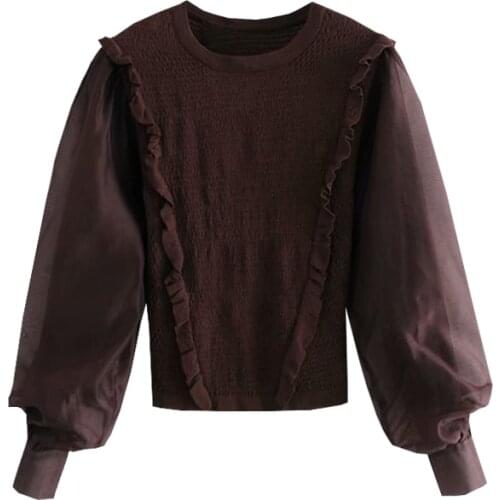 Patchwork sweater A522