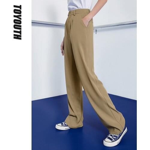 Toyouth Women's Straight Trousers
