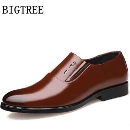 Formal Shoes Men Brown Loafers Men Business Shoes Office Shoes Men Classic Coiffeur Sepatu Slip On Pria Zapatillas De Hombre