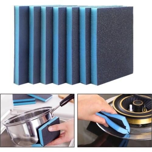 120x10x12mm High Quality Polishing Washable Foam Abrasive Pads Sandpaper Assorted Grit Tool Sanding Sponges Grit Grinding Blocks