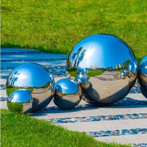 1 PCS 150MM Stainless Steel Hollow Ball Mirror Polished Shiny Sphere For Kinds of Ornament and Decoration