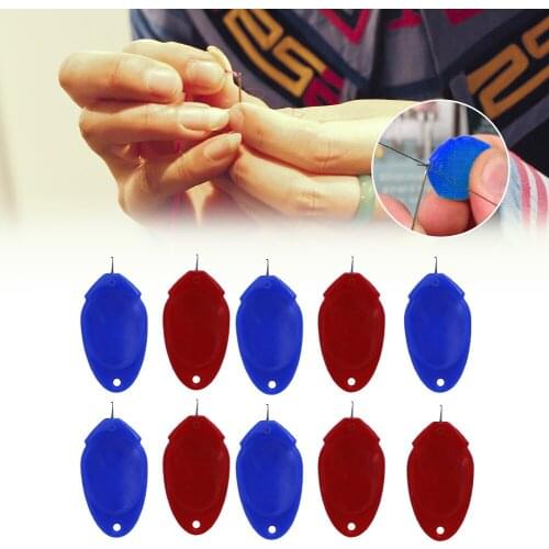 10pcs Needle Threader Stitch Insertion Tool for Sewing Needle Inserter Threader Sew Easy Automatic Needle Threader Tools