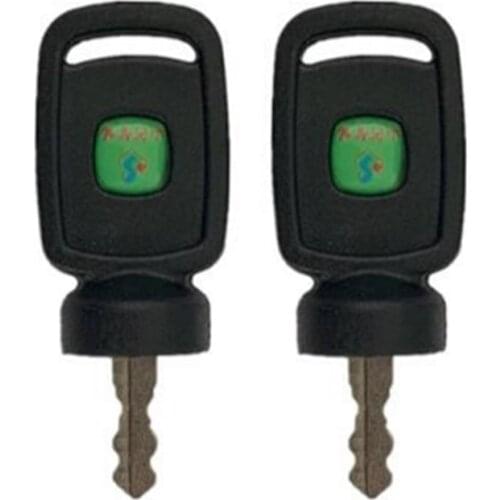 2pc key For Sunward Excavator Ignition Key with OEM Logo 14607