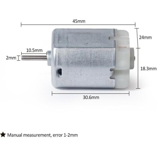 AZGIANT 8/10/12mm 12V micro DC carbon brush car trunk lock motor door Lock Actuator Motor boot for Honda Accord For CR-V