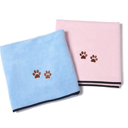 Dog Bath Towel Super Absorbent Pet Drying Towel for Dogs Cats Microfiber Pet Oversized Microfiber Towel Pet Bathing Supplies