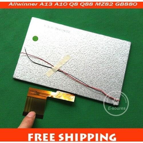Free shipping 7 inch LCD screen 100% New for CUBE Q8 display ,Tablet PC touch pad LCD screen MF0701596001A