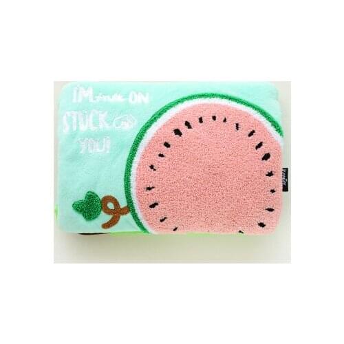 Free shipping Cartoon pattern watermelon pattern warm hands plush hot water bag charging electric hot water bag without water