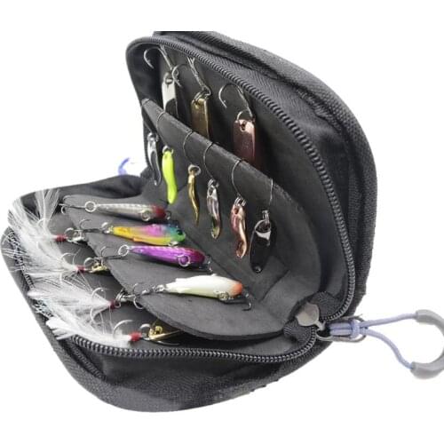 Sequins Lure Bag Alicate Pesca Spoon Spinner Bait Fishing Bags Sac De Peche Hook Fish Tackle Pesca Iscas Accessories Storage Bag