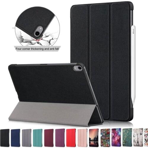 For iPad Air4 Air 4 10.9 4th Generation Gen 2020 Case PU Leather Folding Stand Smart Folio for Funda iPad Air 4 Air4 Cover Kids