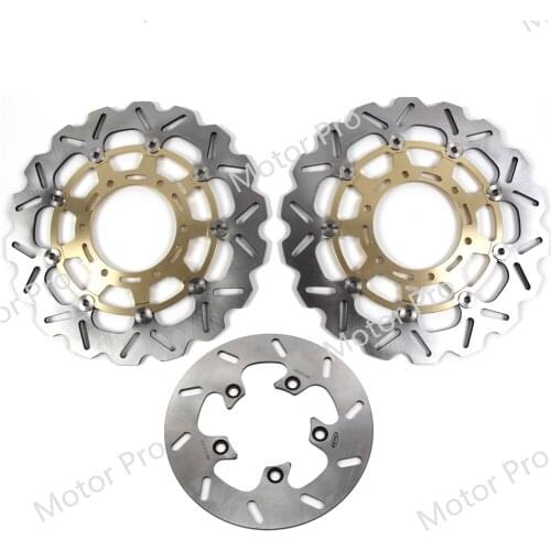 For Suzuki GSXR 750 2008 - 2014 Front Rear Brake Disc Disk Rotor Kits Motorcycle GSX R GSX-R GSX750R GSXR750 600 1000 2012 2013