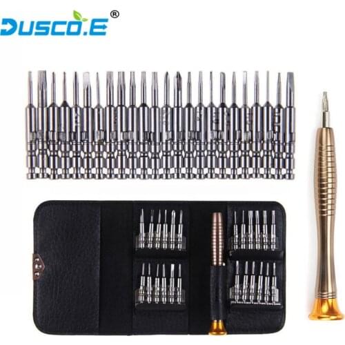 Dusco.E 25 in 1 Screwdriver Set Multifunctional Precision Screwdriver Repair Tool kit For Phone Huawei Tablet ipad Camera