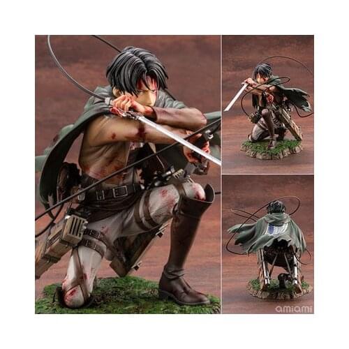 Anime Attack on Titan 213 Levi Action Figure Mikasa Ackerman 203 Eren Yeager 207 Movable Assemble Figurine Model Toy DIY Gift