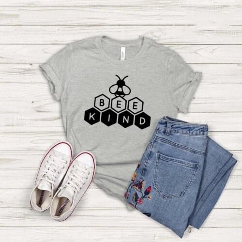 Bee Kind T-shirt, Inspirational Shirt, Be Kind Shirt, Positive Vibes Shirt, Kindness T-shirt, Be Kind Tee, Positive Quote Tee