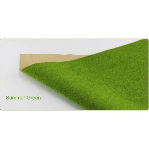 Summer Green Model grass mat, building model materials, scale models grass mat for 50cm*50cm