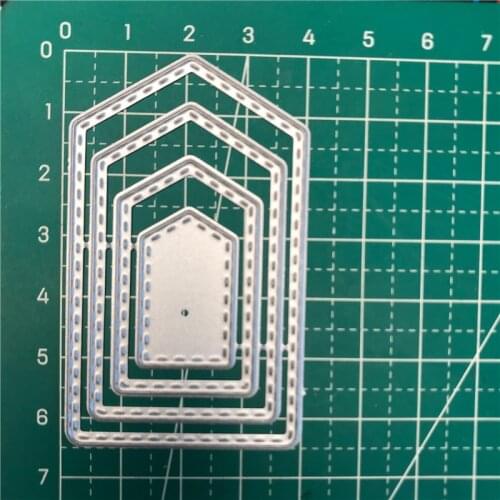 Metal Cutting Dies Tag Stencils for DIY Scrapbook Album Photo Embossing Handmade Decorations Mould Hollow Cutter Big Shot