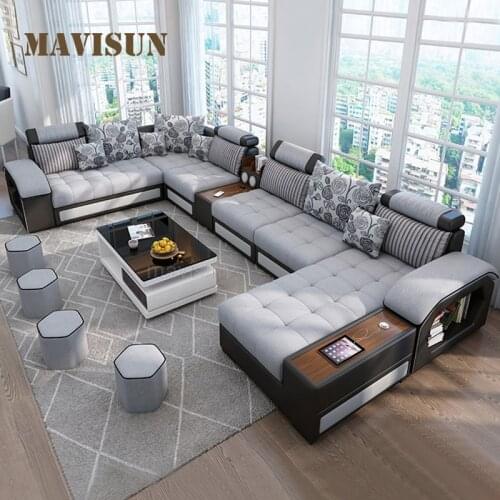 Multifunctional Corner Sofa Set For Living Room Minimalist Sofa L Shape Love-Seat 3 Seat Couch Italian Furniture For Home Luxury
