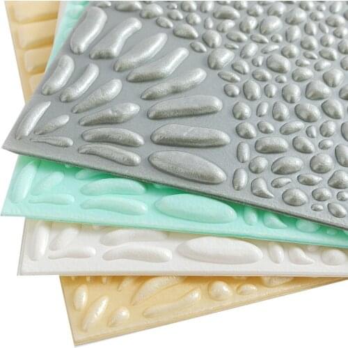 For Living Room TV Backdrop Bedroom Kitchen Home Decor 3D Wall Stickers Plastic Self-Adhesive Wallpaper