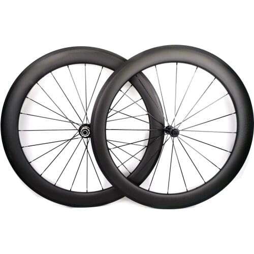 NEW Style! 700C 60mm depth road bike carbon wheels 25mm width Tubular/clincher bicycle carbon fiber wheelset 3k matte finish