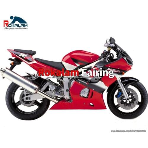 Fairing For Yamaha R6 YZF600 1998 1999 2000 2001 2002 Red Black Motorcycle ABS Aftermarket Body Set (Injection Molding)