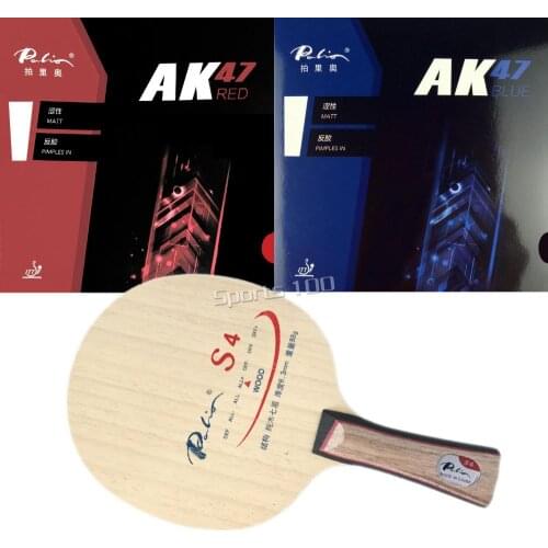 Pro Combo Racket Palio S4 with AK47 RED and AK47 BLUE rubbers