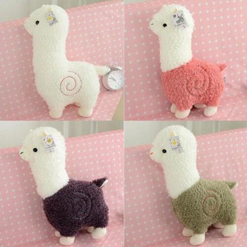 Rainbow Alpaca Plush Doll Toys Cute Llama Alpacasso Stuffed Toys Japanese Stuffed Animals Doll Children Kids Gift
