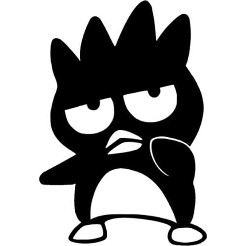 The Laptop Of The Cool Penguin BirdS Home Glasses Label On A Window Bombol Rear Window Car Sticker