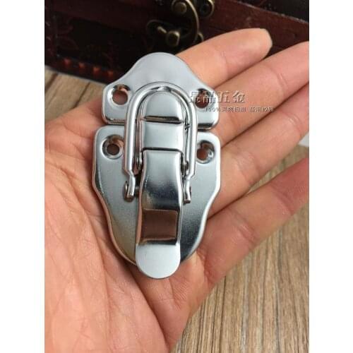 L69mmW37mm Trunk lock Suitcase toolbox hasp Wooden jewelry box lock box wholesale