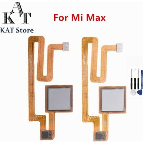 1PCS Fingerprint Scanner Touch Sensor ID For Xiaomi Max Max 1 Home Button Return Keypad Flex Cable Replacement Parts