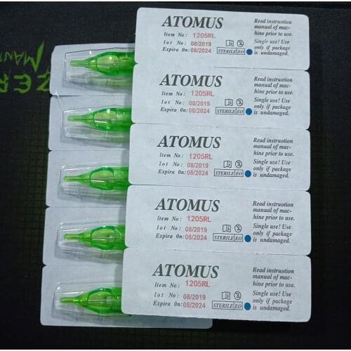 10pcs Tattoo Cartridge Needles 3RL 5RL 7RL 7M1 Disposable Semi-Permanent Makeup Eyebrow Tattoo Pen Machine Supply