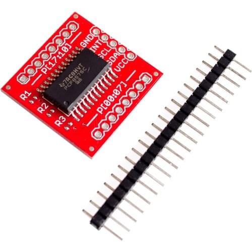 5PCS/LOT PCF8575 IIC I2C I/O Extension Shield Module 16 bit SMBus I/O ports New