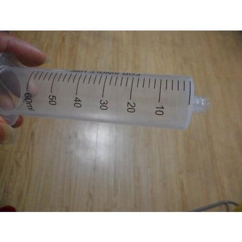 500PCS 60CC dispensing plastic syringe/glue syringe/epoxy syringe without piston