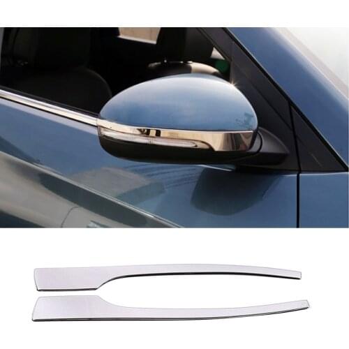 For Hyundai Tucson 2015-2019 Side Rear View Mirror Cover Trim Bezel Cover Trim Car Stainless Steel Decorative Sticker