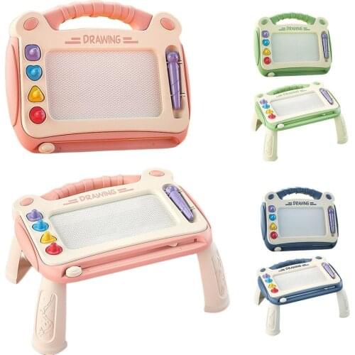 Children Large Magnetic Drawing Board Erasable Magnet Sketchpad Writing Graffiti Board Toy Etching Magnet Sketch Educational Toy