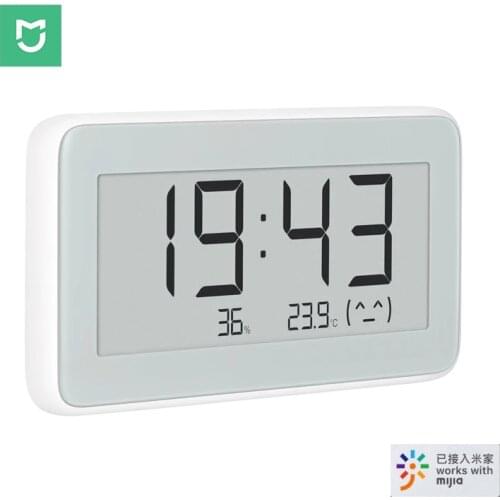 Xiaomi Mijia Hygrometer Pro BT4.0 Wireless Smart Electric Digital Clock Thermometer Temperature Measuring Tools MI E-Link Screen