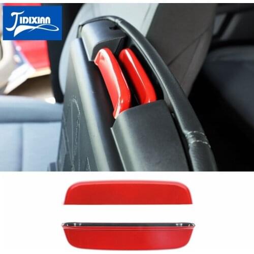 JIDIXIAN ABS Car Armrest Box Switch Decoration Cover Stickers for Dodge RAM 2018 2019 2020 2021 Interior Accessories