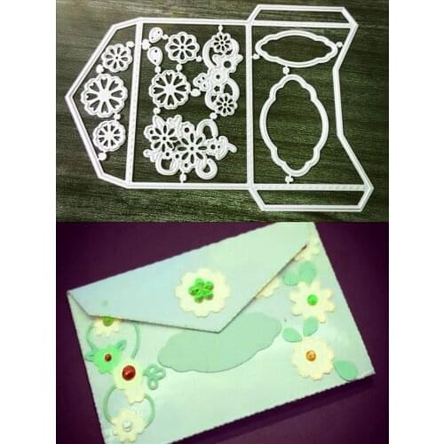 Envelope card Metal Cutting Dies for DIY Scrapbooking Album Paper Cards Decorative Crafts Embossing Die Cuts