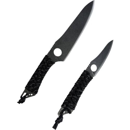 Kitchen Knife Stainless Steel 8 Inch Chef Knife Cleaver Slicing Meat Knife Cooking Tool 3.5 inch Paring Fruit Knives Fixed Blade