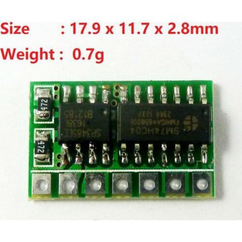 R411B01_5V mini 5V RS485 to TTL Converter Module UART to RS485 Converter SP485EE for Smart home MODBUS RTU Control