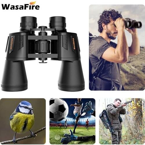 20X50 High Magnification Long Range Zoom Hunting Telescope Wide Angle Professional HD Military Optical Binoculars