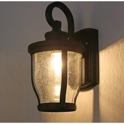 Retro outdoor wall lamp waterproof wall lamp balcony lamp outdoor light American villa exterior wall door wall light WJ122119