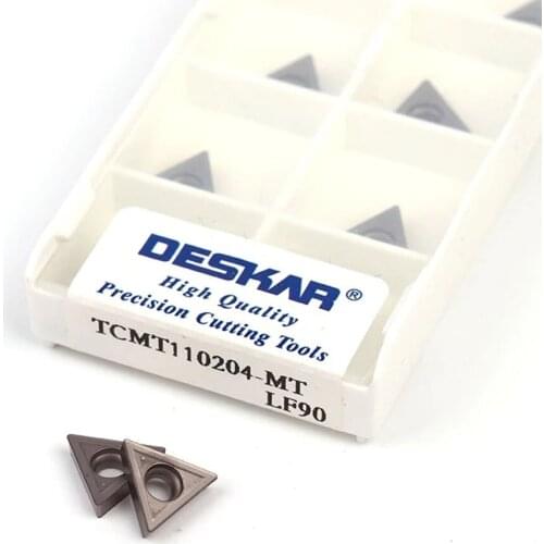 TCMT110204-FG LF90 CNC lathe cutting tools high quality cermet inserts Internal turning tool blades For machine tools processing