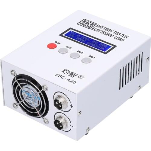 EBC-A20 Battery Tester 30V 20A 85W Lithium Lead-acid Batteries 5A Recharge 20A Discharge Support PC Online Software Control