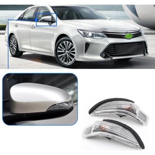 2Pcs For Toyota COROLLA CAMRY YARIS Prius C Side Rear Mirror Indicator Turn Signal Left Right Light 81740-52050 81730-52100